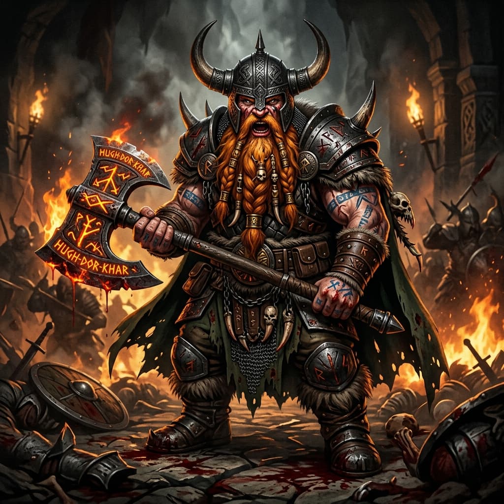 Dwarf visual atmosphere