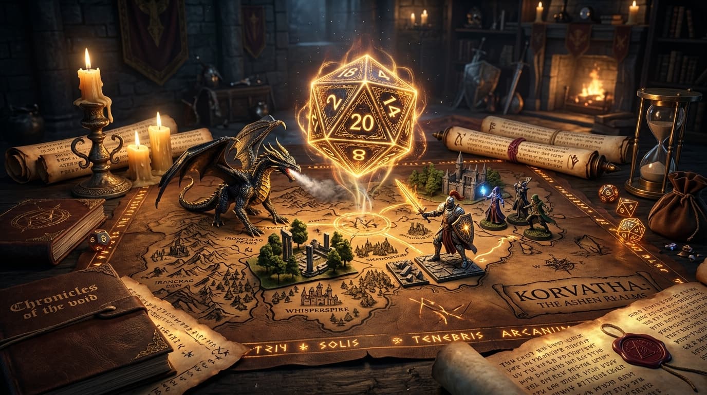 Tabletop RPGs universe artwork